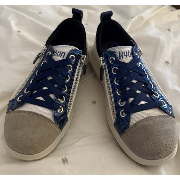 Kybun Carouge M Blue Sneakers Mens EU 41 8 US Men 10 Woman Ribbon Lace - Picture 1 of 8